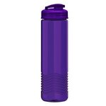 The Wave - 24 oz. Tritan(TM) Bottle with USA Flip lid - Transparent Violet