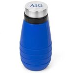The Whirlwind Collapsible Silicone Water Bottle - Blue