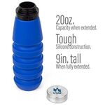 The Whirlwind Collapsible Silicone Water Bottle -  