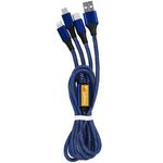 The Zendy 3-in-1 Charging Cable - Blue