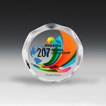 Buy Thick Scalloped Paperweight Award - Full Color