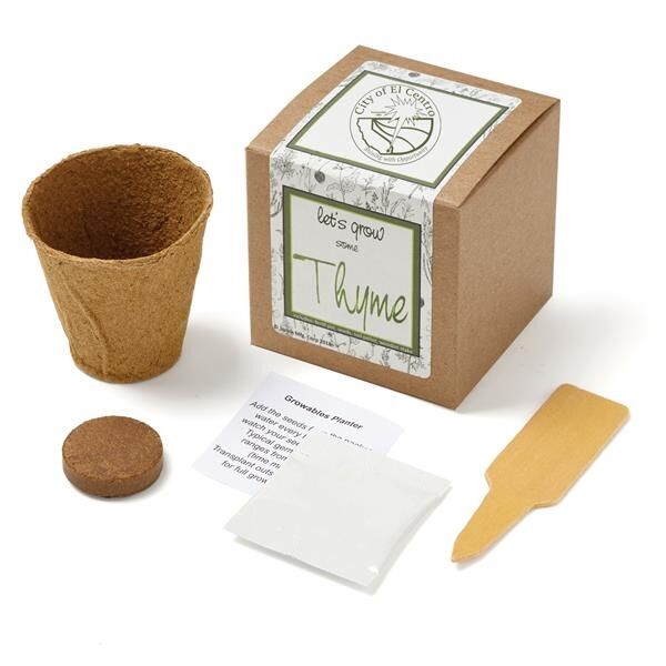 Main Product Image for Thyme Growable Seed Planter in Kraft Gift Box
