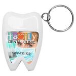 Buy "HAPPY TEETH" Tooth Shaped Dental Floss Dispenser with Keyring