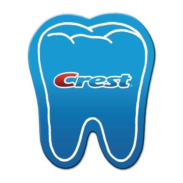 Main Product Image for Custom Printed Tooth Shaped Full Color Coaster