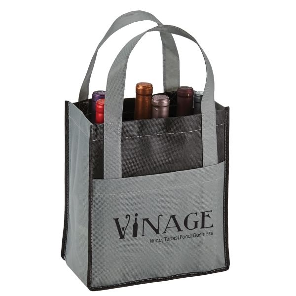 Main Product Image for Imprinted Toscana Six Bottle Non-Woven Wine Tote