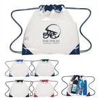 Touchdown Clear Drawstring Backpack -  
