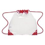 Touchdown Clear Drawstring Backpack -  