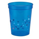 Touchdown - ColorJet - Full Color 16 Oz. Stadium Cup - Royal Blue