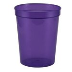 Touchdown - ColorJet - Full Color 16 Oz. Stadium Cup - Translucent Purple