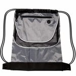 Tournament Drawstring Backpack - Grey