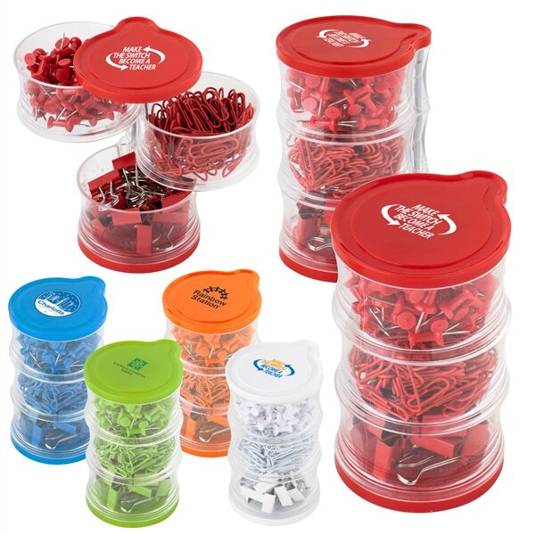 Main Product Image for Tower of Clips and Push Pins