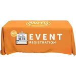 Trade Show Table Cover All Over Dye 4 Sided - Fits 8ft table -  