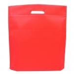 Tradeshow Bag Tote Nonwoven - Diecut Handle - Red