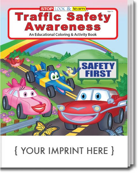 Main Product Image for Traffic Safety Awareness Coloring Book USA Made