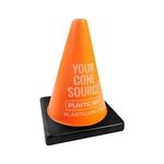 Traffic Safety Cone Stress Ball - Orange