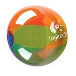 Translucent 16" Multi-Color Round Beach Ball