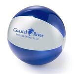 Translucent 16" Two Tone Beach Ball -  