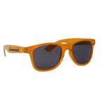Translucent Miami Sunglasses - Translucent Orange