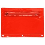 Translucent School Pouch - Translucent Red