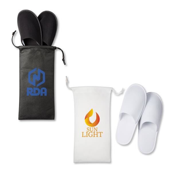 Main Product Image for Promotional Travel Slippers In Pouch
