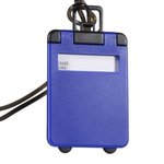 Travel Tote Luggage Tag - Medium Blue