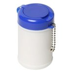 Travel Well Sanitizer Wipes Key Chain - Medium Blue