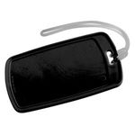 Traveler Rectangular Luggage Tag - Black