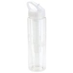 Trekker 32 oz PET Chiller Bottle with Flip-Up Lid - Clear