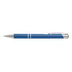 Tres-Chic - ColorJet - Full-Color Metal Pen - Ocean Blue/silver