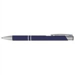 Tres-Chic Softy - ColorJet - Full-Color Metal Pen - Navy Blue-silver