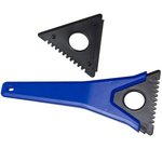 Tri Blade Windshield Scraper - Medium Blue