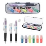 Buy Tri-Color Pen And Highlighter Set