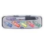 Tri-Color Pen and Highlighter Set -  