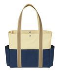 Tri-Color Tote Bag -  