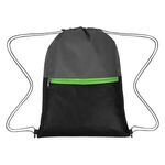 TRIAD NON-WOVEN DRAWSTRING BAG -  