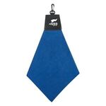 Triangle Fold Golf Towel - Royal Blue
