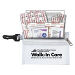 Troutdale Plus - 14 Piece First Aid Kit in Zipper Pouch - Frost White