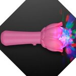 Tulip Flower Light Projecting Disco Wand 7"