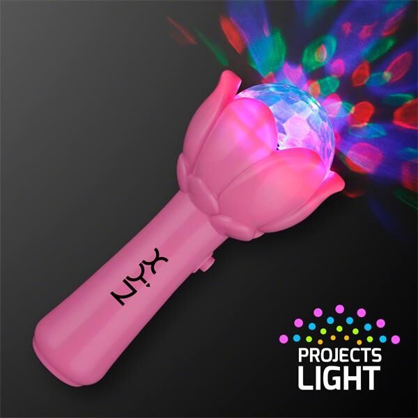 Main Product Image for Tulip Flower Light Projecting Disco Wand 7"