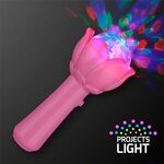 Tulip Flower Light Projecting Disco Wand 7"