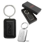 Tumi Alpha Patch Tracer Key Fob - Black