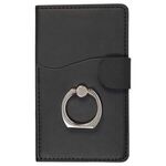 Tuscany™ Dual Card Pocket with Metal Ring - Black