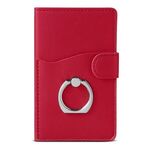Tuscany™ Dual Card Pocket with Metal Ring - Red