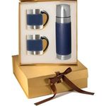 Tuscany (TM) Coffee Cup and Thermos Set - Navy