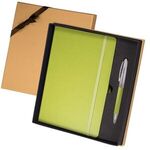 Tuscany(TM) Journal & Pen Gift Set - Lime Green