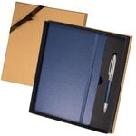 Tuscany(TM) Journal & Pen Gift Set - Navy Blue