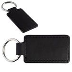 Tuscany (TM) Rectangle Key Ring - Black