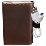 Tuscany(TM) Slim Executive Charger - Brown