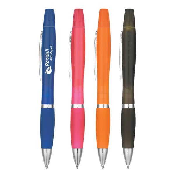 Main Product Image for Custom Printed Twin-Write Pen & Highlighter With Antimicrobial A