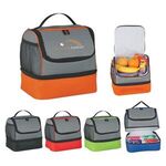 Two Compartment Lunch Pail Bag -  